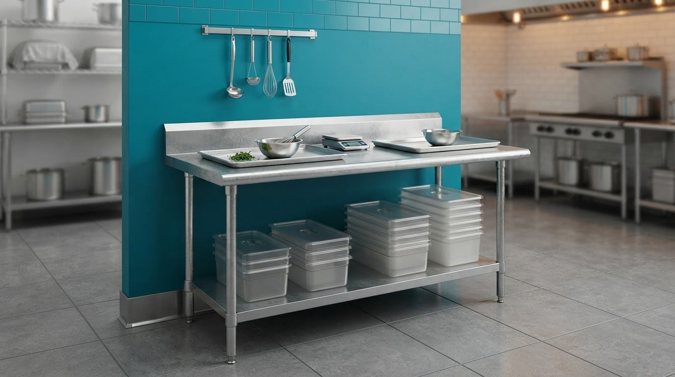 Best Stainless Steel Work Tables With Undershelf