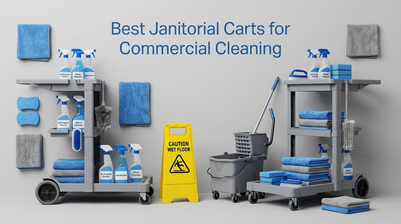 Best Janitorial Carts for Commercial Cleaning