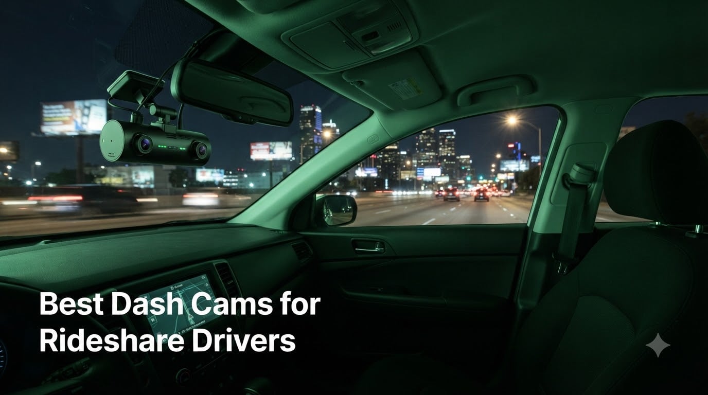 Best Dash Cams for Rideshare Drivers