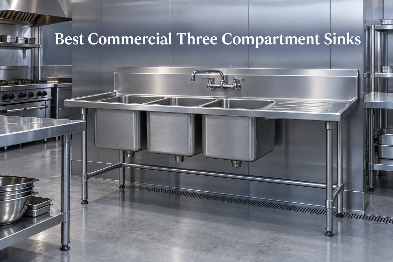 Best Commercial Three Compartment Sinks