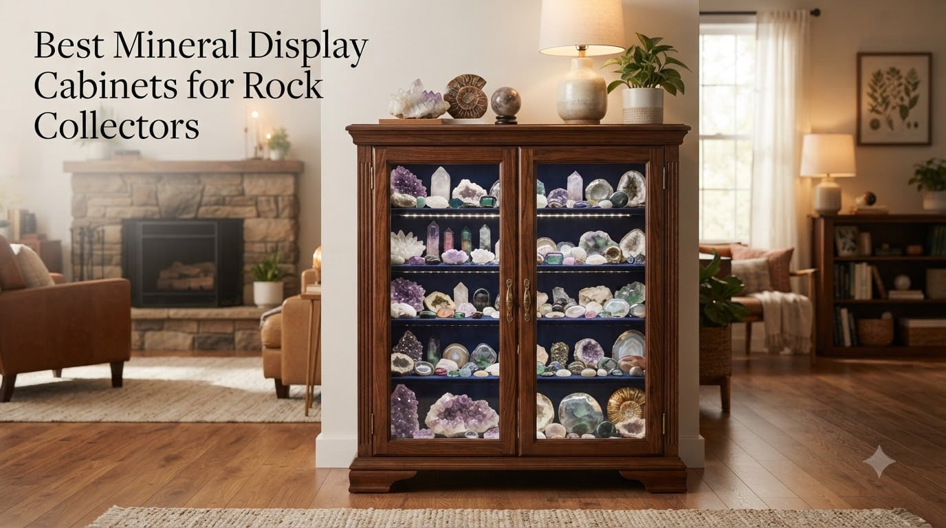 Best Mineral Display Cabinets for Rock Collectors