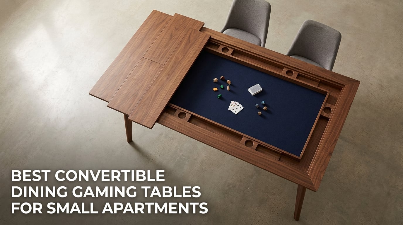 Best Convertible Dining Gaming Tables For Small Apartments