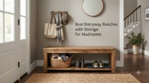 Best Entryway Benches with Storage for Mudrooms