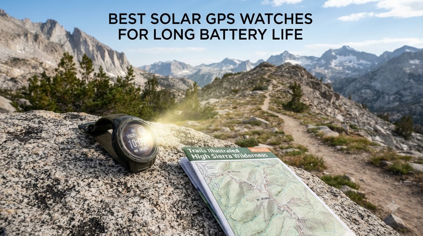 Best Solar GPS Watches for Long Battery Life