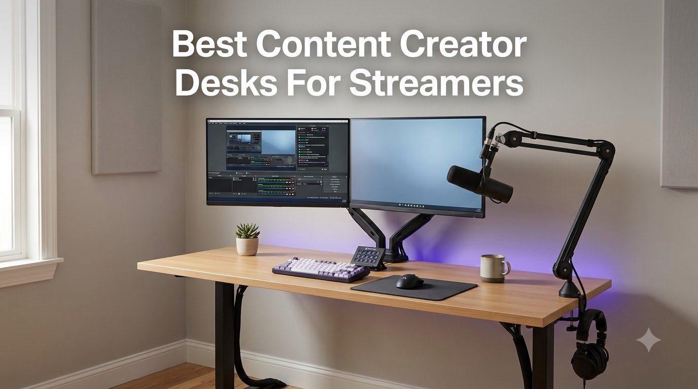 Best Content Creator Desks For Streamers