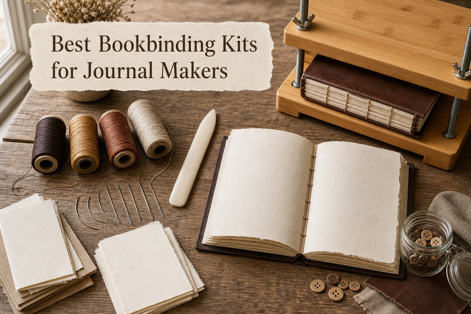 Best Bookbinding Kits for Journal Makers