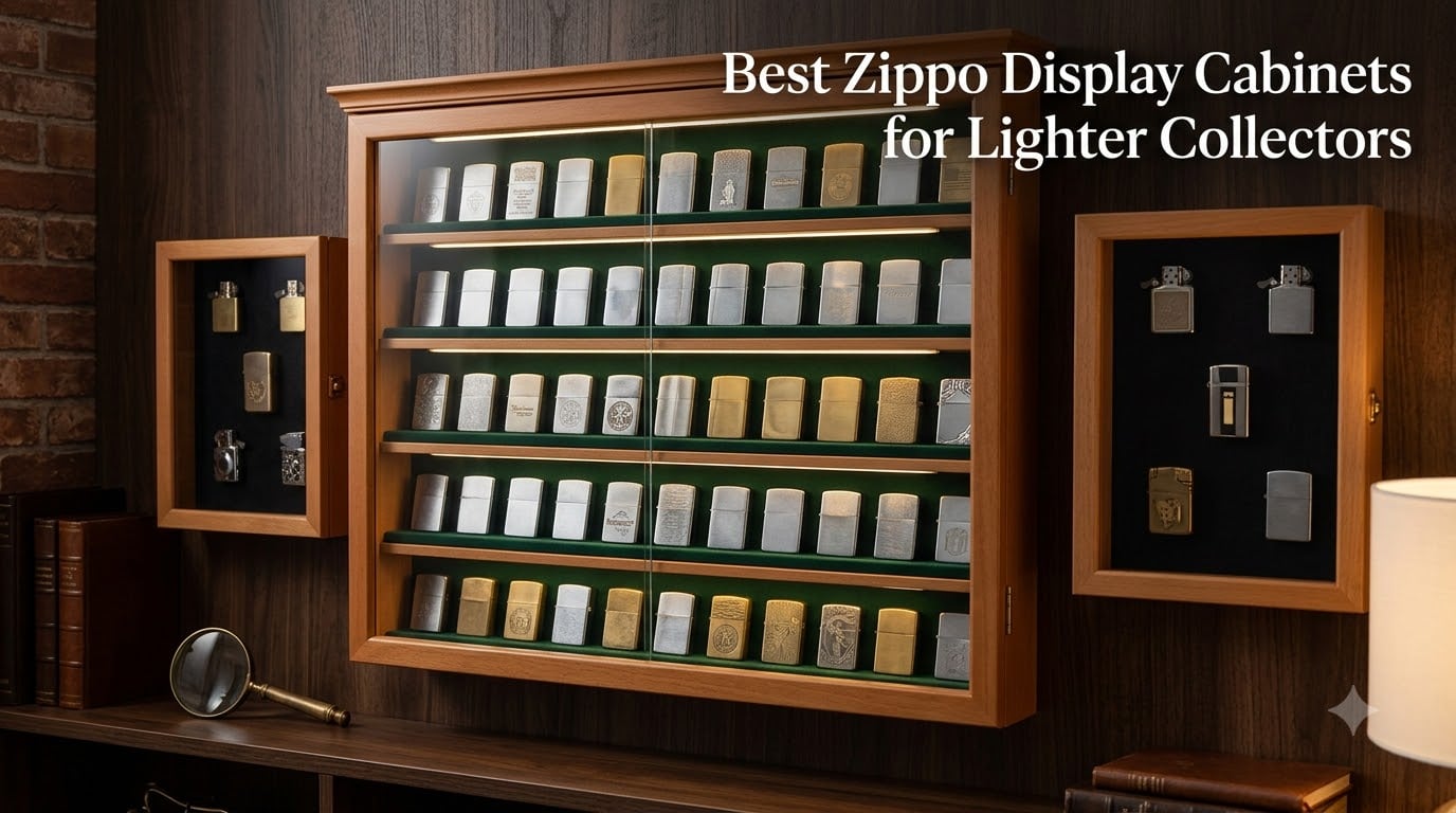 Best Zippo Display Cabinets for Lighter Collectors