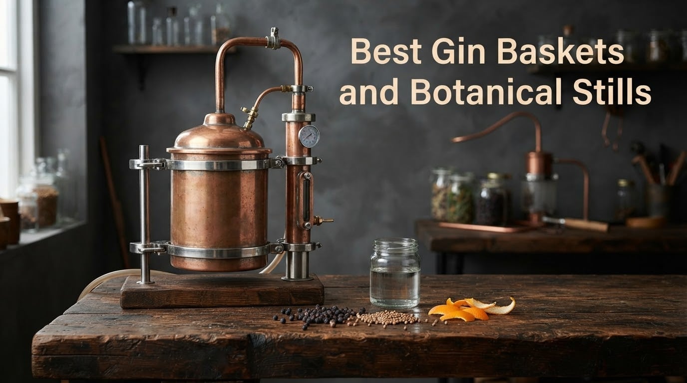 Best Gin Baskets and Botanical Stills