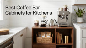 Best Coffee Bar Cabinets for Kitchens