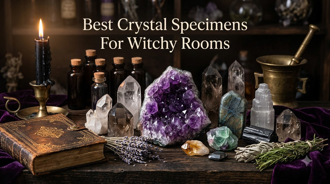 Best Crystal Specimens For Witchy Rooms