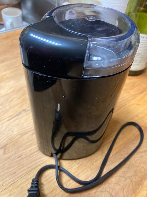 Cuisinart Coffee Grinder, One Touch Control Coffee Bean Grinder with Stainless Steel Bowl and Blades, 2.5 oz/70g Capacity Enough for 12 Cups, On/Off Switch with Safety Interlock, DCG-20BKN, Black customer photo 1
