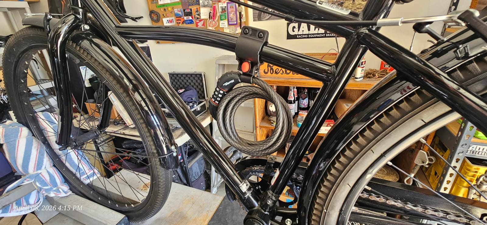 Master Lock 6 ft Cable Bike Lock 4-Digit Combination 1/2 in Diameter 8122D customer photo 1