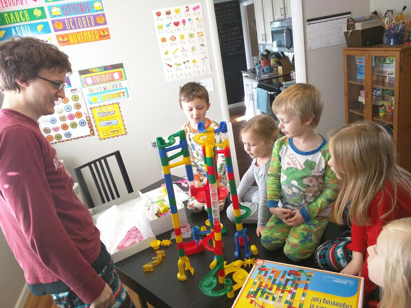 MindWare Marble Run: 123 Piece Set (103 Durable Pieces and 20 Marbles) STEM Building Set for Kids customer photo 1