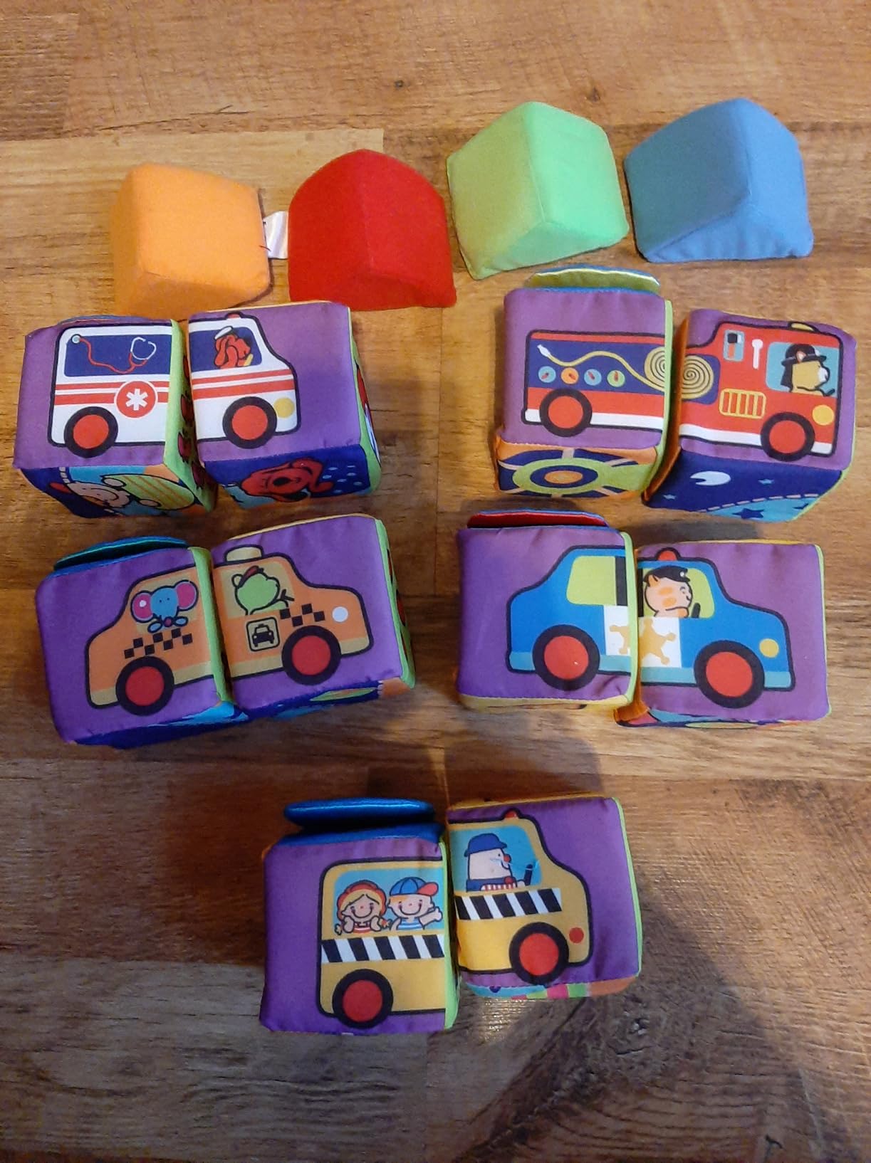 Melissa & Doug K's Kids Match and Build Soft Blocks Set customer photo 2