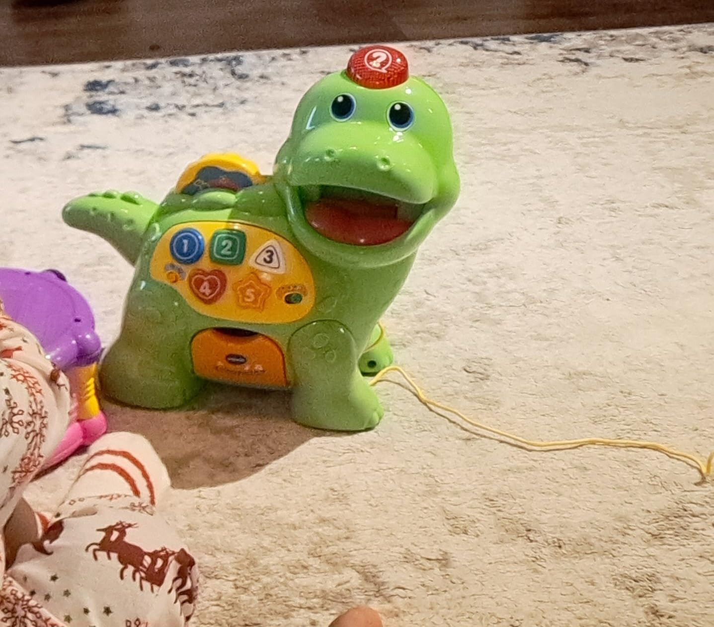 VTech Chomp and Count Dino, Green customer photo 1