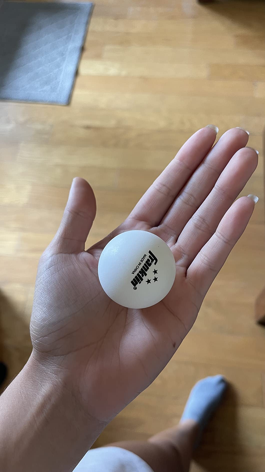 Franklin Sports Three Star Ping Pong Balls - Official 40mm - 6 Pack - White customer photo 2