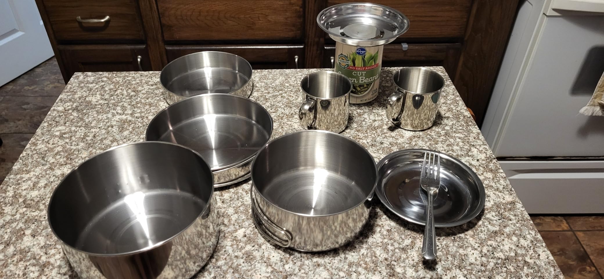 BeGrit Stainless Steel Camping Cookware Pot and Pan Set for Backpacking customer photo 2