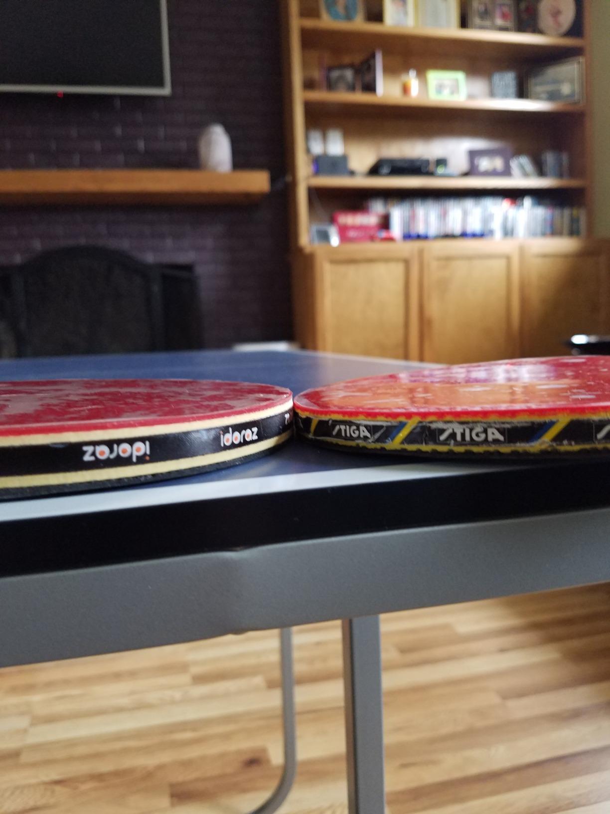 Professional Ping Pong Paddle with ITTF Rubber and Carrying Case customer photo 2
