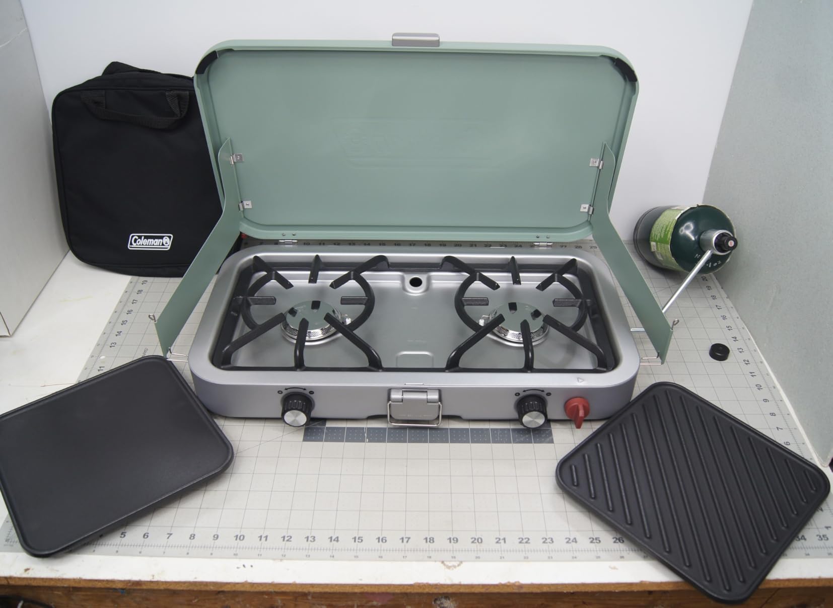 Coleman Cascade 3-in-1 Camp Stove, Portable Cooktop with Grill & Griddle customer photo 1