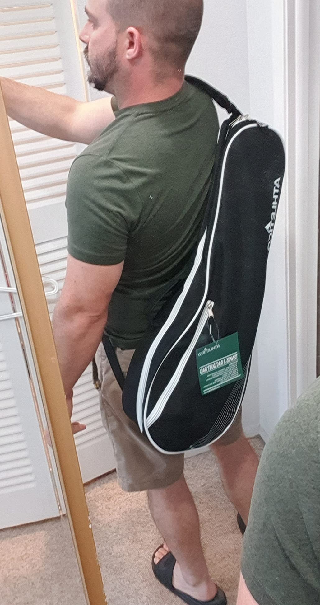 Athletico Tennis Bag and Racketball Bag - Tennis Bags for Women and Men to Hold Tennis Racket, Racquetball Racket, Pickleball Paddles and Other Equipment or Gear customer photo 2