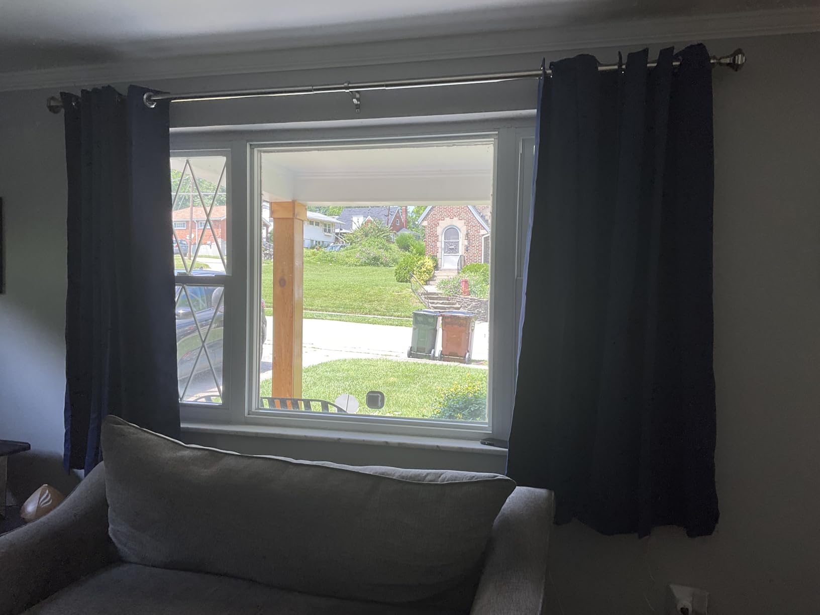 BGment Navy Blue Blackout Curtains for Bedroom 63 Inch Long - 2 Panels customer photo 1