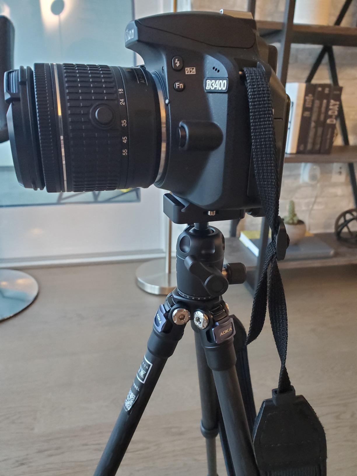 AOKA Carbon Fiber Mini Travel Tripod with 360° Ball Head customer photo 2