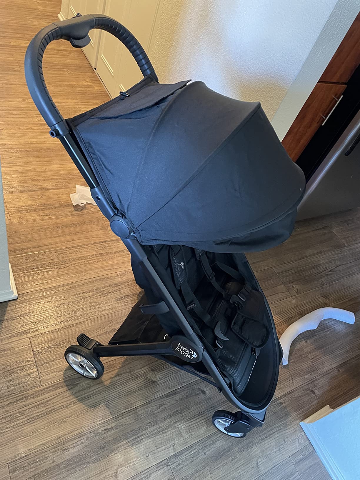 Baby Jogger® City Tour 2 Side by Side Double Stroller, Compact Twin Stroller Design, Easy-To-Maneuver, Fits Through Standard Doorways, Compact One-Step Fold Design, Baby Travel Essential, Pitch Black customer photo 1