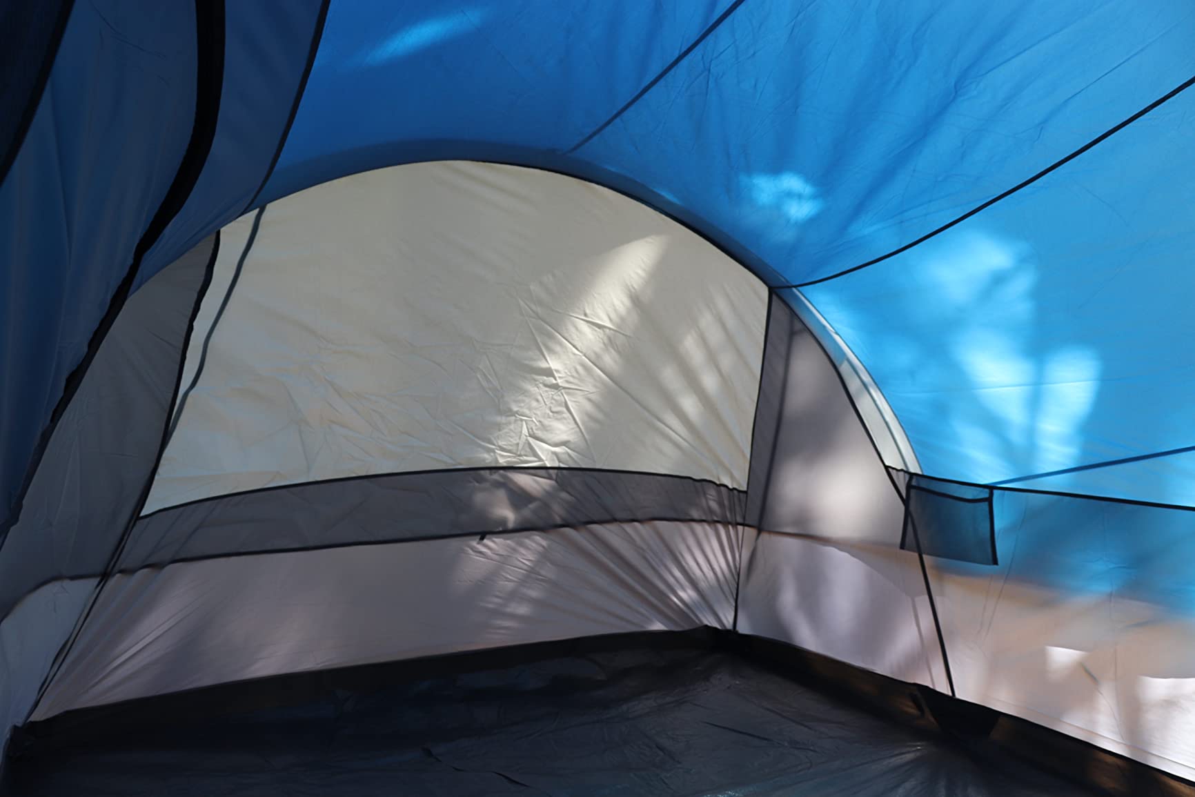 Outbound 8 Person 3 Season Lightweight Easy Set Up Dome Tent with Room Divider, Rainfly, Tent Stakes, and Carrying Bag for Camping, Multicolor customer photo 1