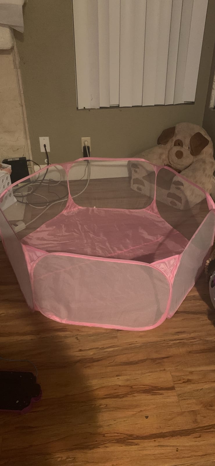 Rypet Guinea Pig Playpen Pop-Up, Outdoor Yard Fence for Small Pets,Pink customer photo 2