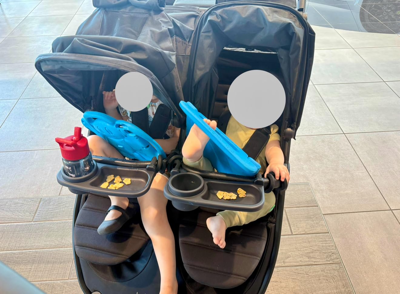 Baby Jogger® City Mini GT2 All-Terrain Side by Side Double Stroller, Twin Stroller for Newborns and Toddlers, Compatible with Britax, Cybex, Graco, and Maxi Cosi Infant Car Seats, Jet Black customer photo 1