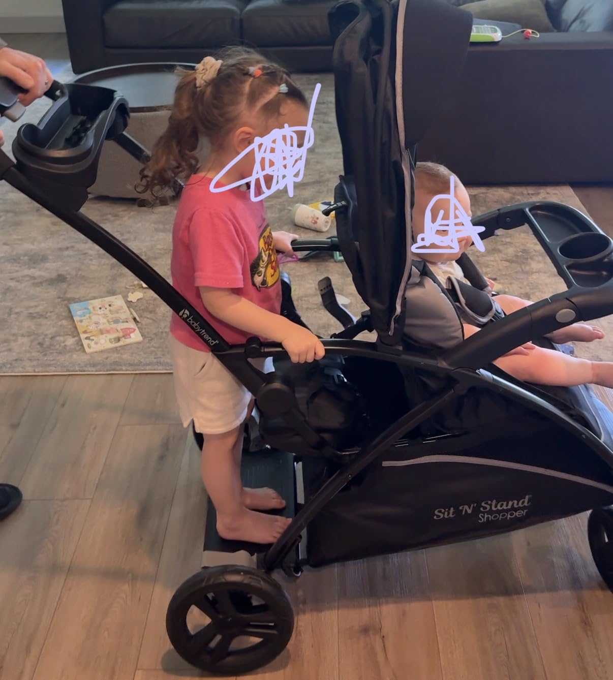Baby Trend Sit N' Stand® 5-in-1 Shopper Stroller, Kona customer photo 1