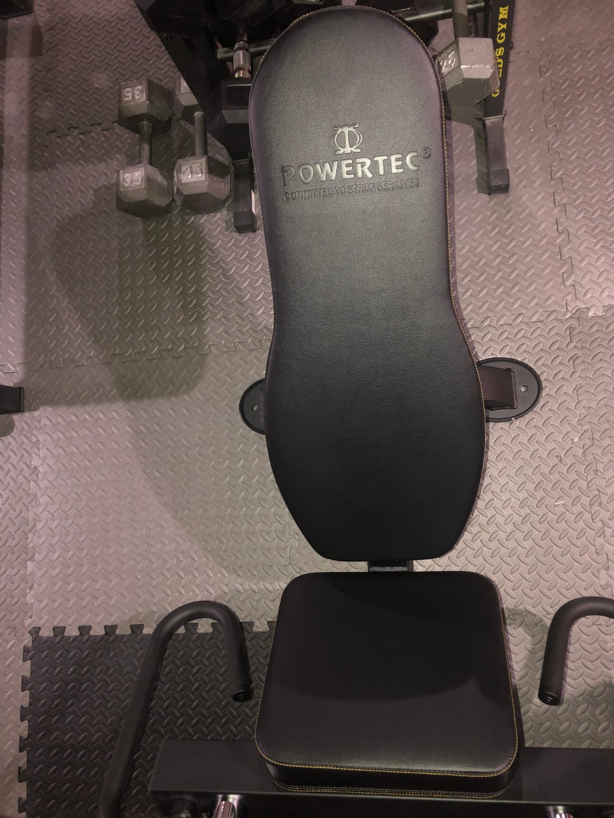 Powertec Leg Press, Black customer photo 1
