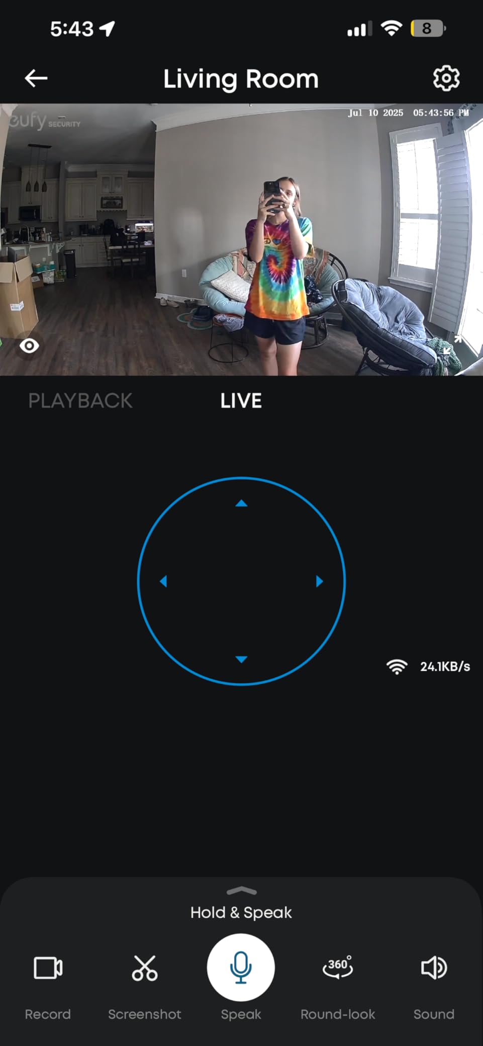 eufy Security Indoor Cam E220, Dog/Pet Camera, Pan and Tilt customer photo 1