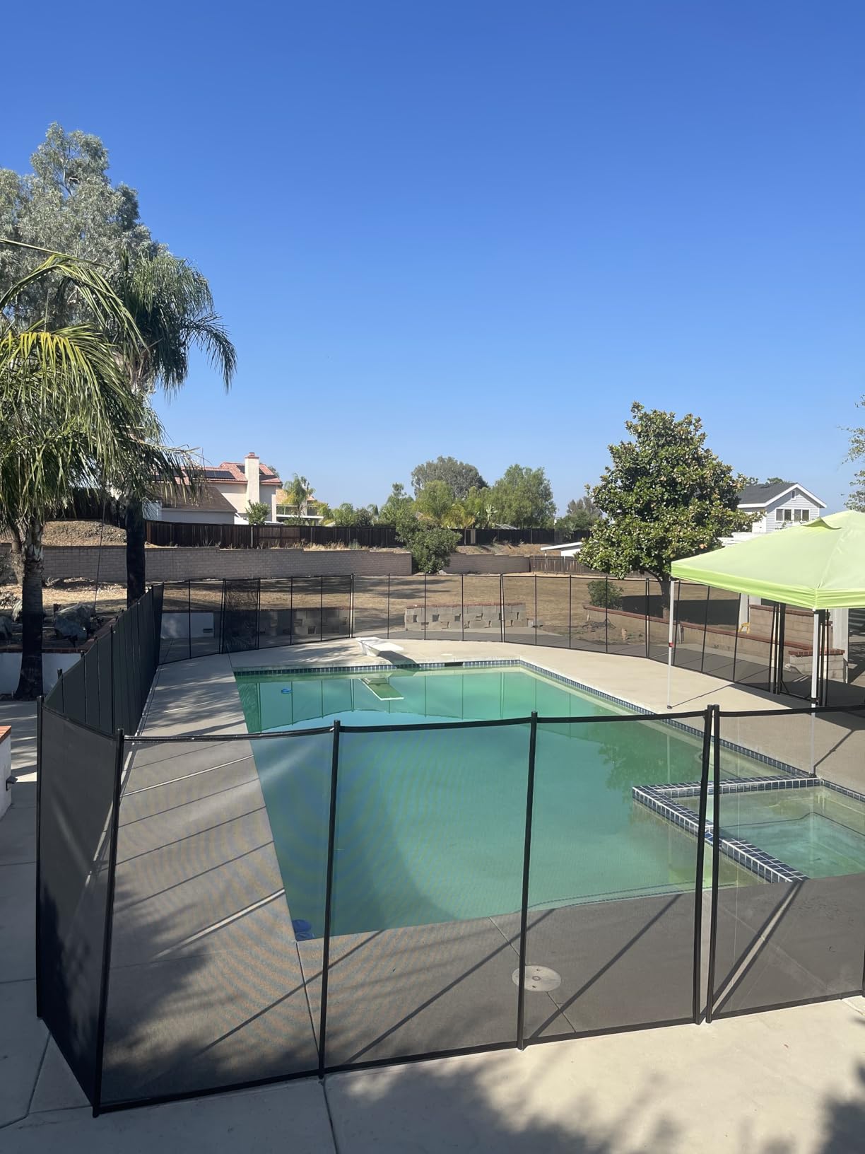 VINGLI Pool Fence 4Ft x 96Ft, Swimming Safety Fencing for Inground Pools customer photo 2