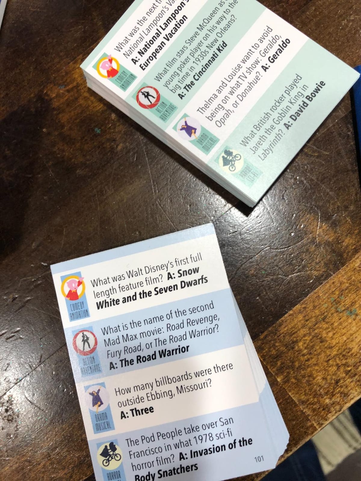Movie Trivia Party Game (Amazon Exclusive) – Contains Over 800 Questions – 2 or More Players for Ages 12 and up by Outset Media customer photo 1