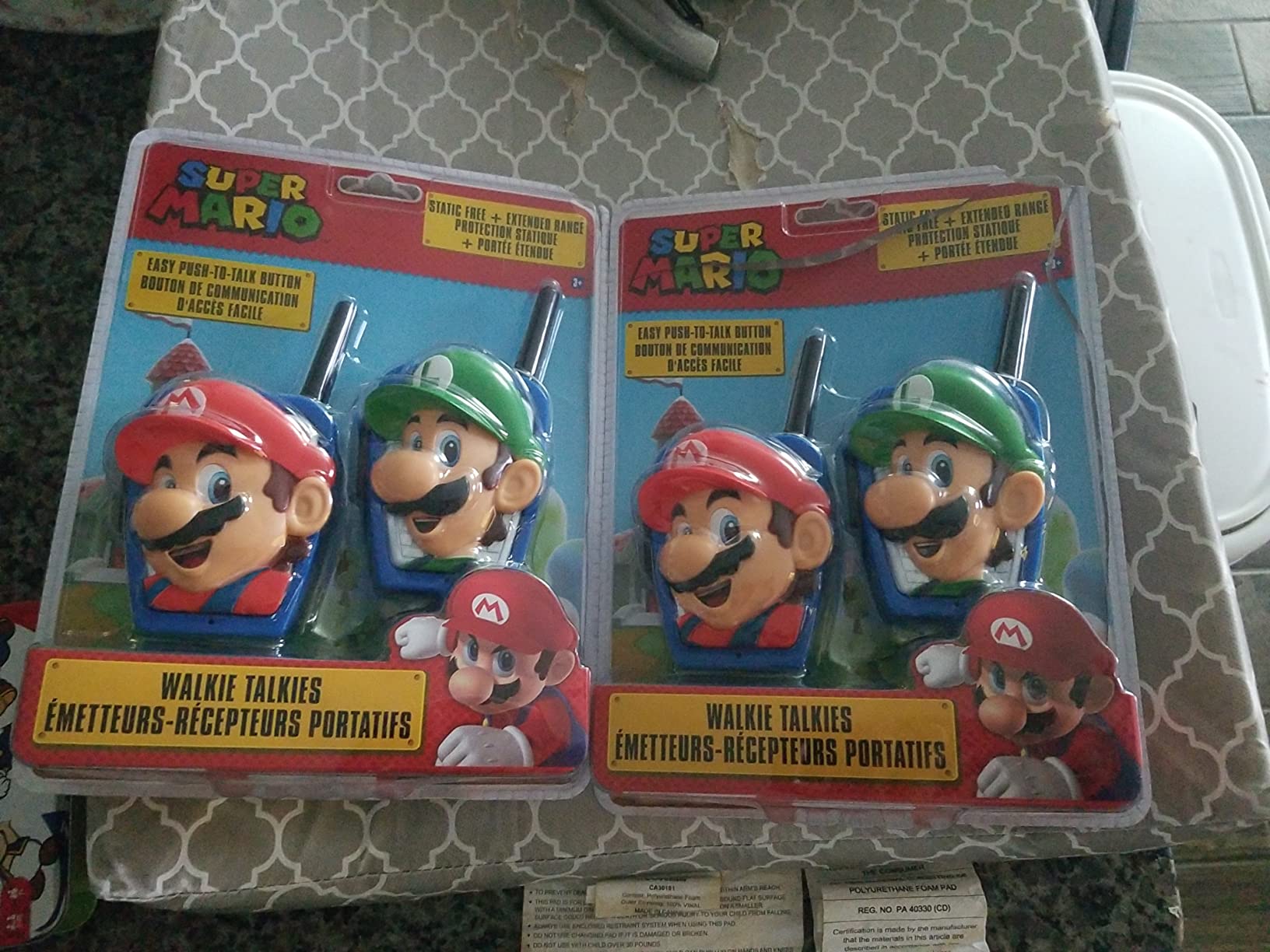 eKids Super Mario Walkie Talkies for Kids, Indoor and Outdoor Toys customer photo 2