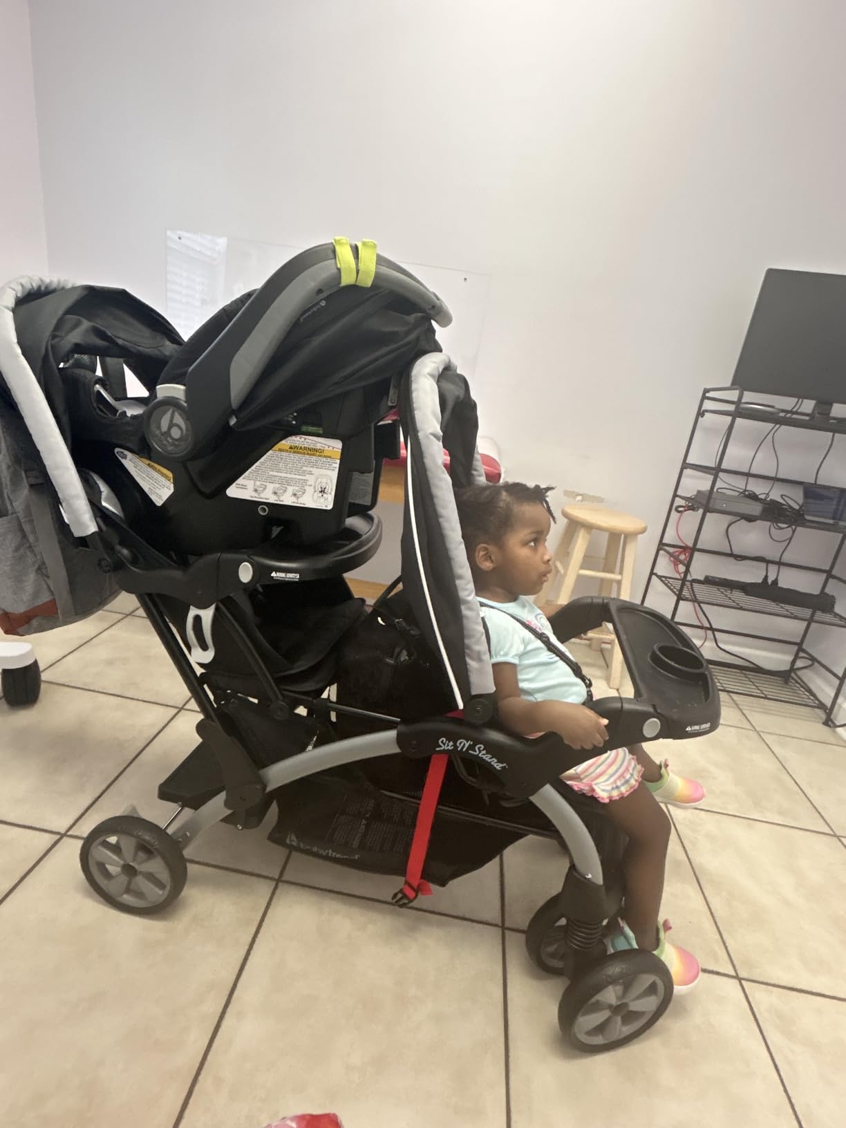 Baby Trend Infant/Toddler Double Stroller & Car Seat Combo, 2 Pc, Khaki customer photo 2