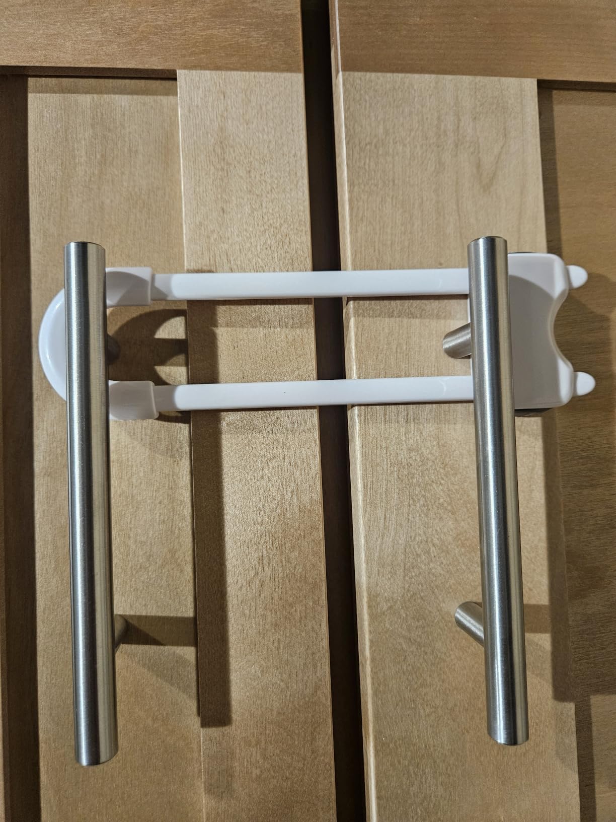 Jetec 10 Pack Baby Proof Cabinet Locks Adjustable U Shaped,White customer photo 2
