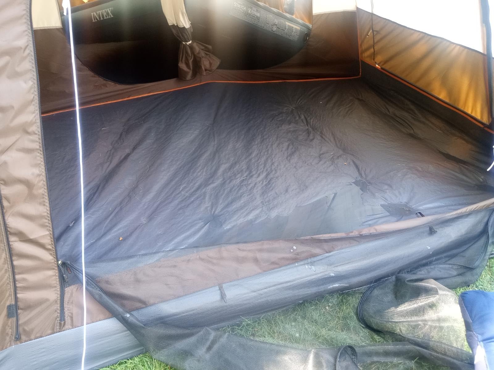 KTT Extra Large Tent 10-12-14 Person(Style-B),Family Cabin Tents,2 Rooms,3 Doors and 3 Windows with Mesh,Straight Wall,Waterproof,Double Layer,Big Tent for Outdoor,Picnic,Camping,Family Gathering customer photo 1