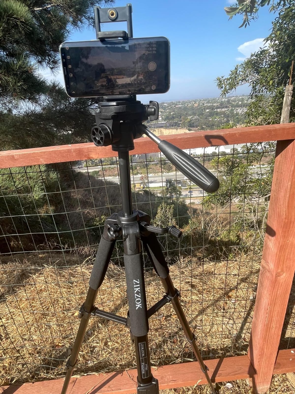 75inch Camera Tripod for ipad iPhone, Heavy Duty Aluminum Tripod with 360° Panoramic Ball Head,Compatible with Canon/Nikon/Sony DSLRs (Load 15 lbs for Travel/Live Streaming/Macro Shooting) customer photo 1