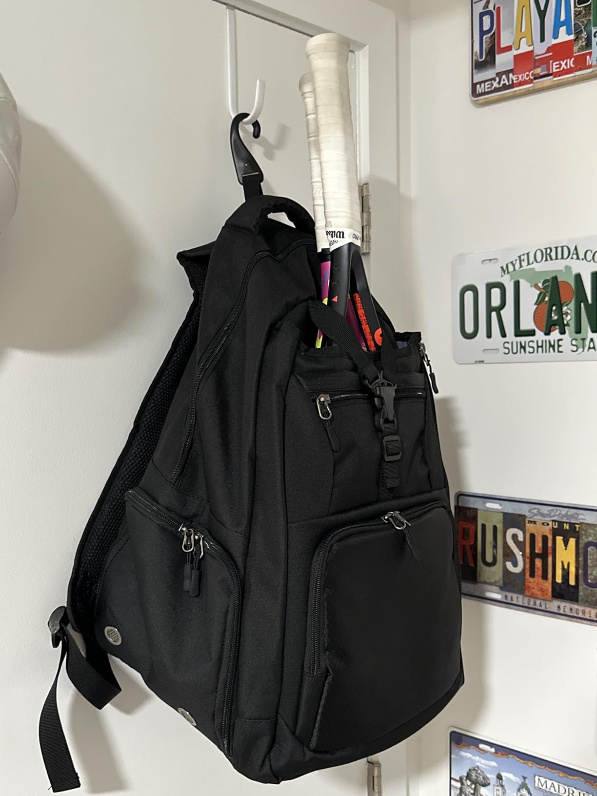 DSLEAF Tennis Bag for Men/Women, Tennis Backpack Holds 2 Rackets and Shoes customer photo 2