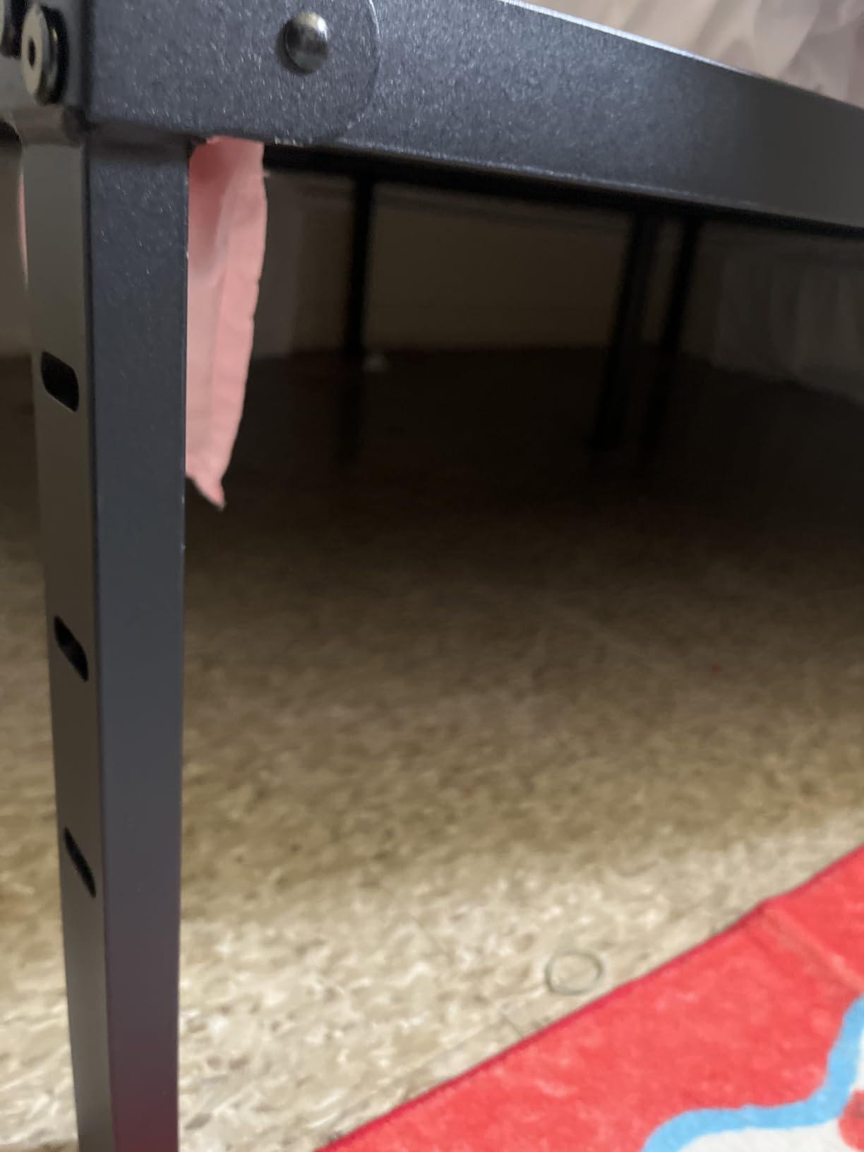 NEW JETO Metal Bed Frame,Twin Size Bed Frame with Storage Space,14 Inch customer photo 1