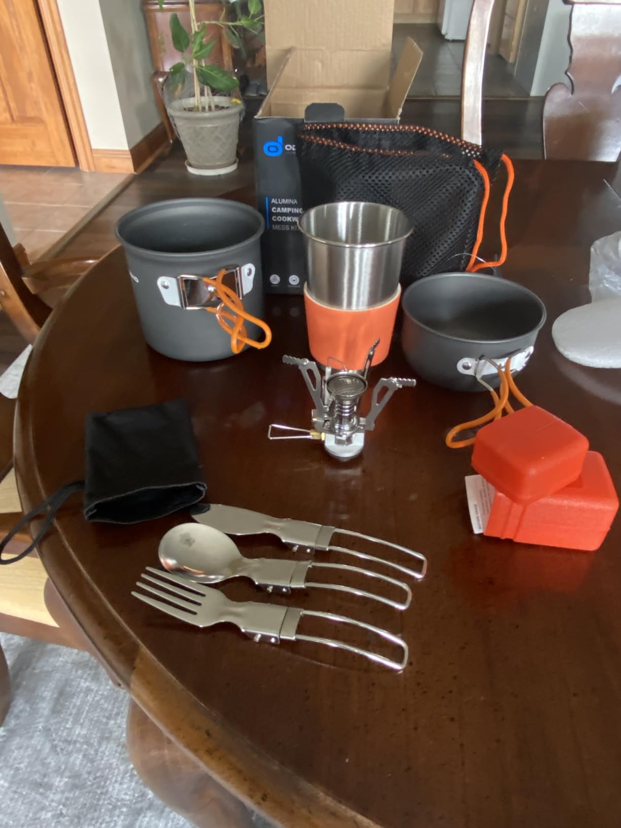 Odoland 11pcs Camping Cookware Backpacking Stove Set with Lightweight Pot customer photo 2