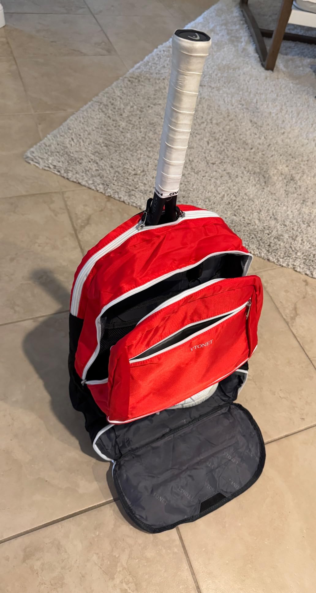 Ytonet Tennis Bag Tennis Backpack for Women Men 2 Rackets customer photo 2