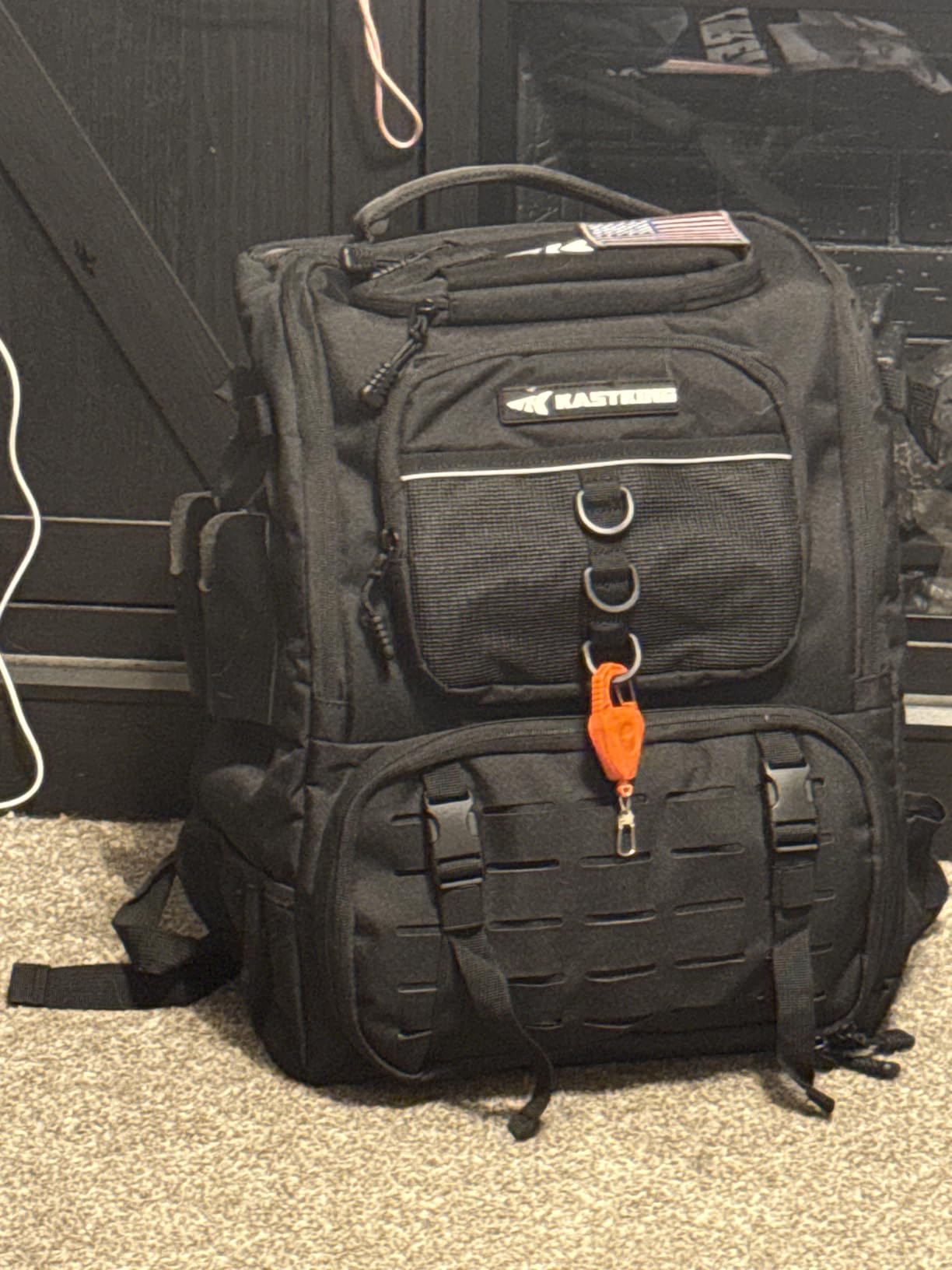 KastKing KarryAll Fishing Backpack with Rod Holder 4 Tackle Boxes, 40/26L customer photo 2