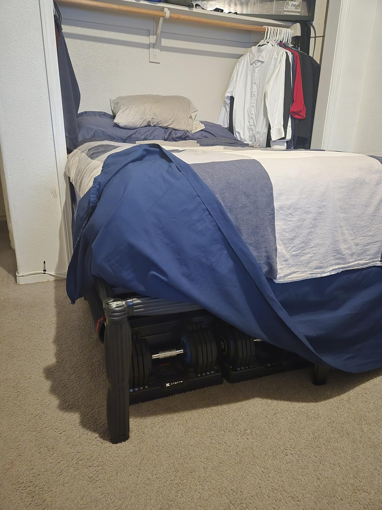 Hafenpo 14 Inch Twin Bed Frame, Under Bed Storage, Black customer photo 1