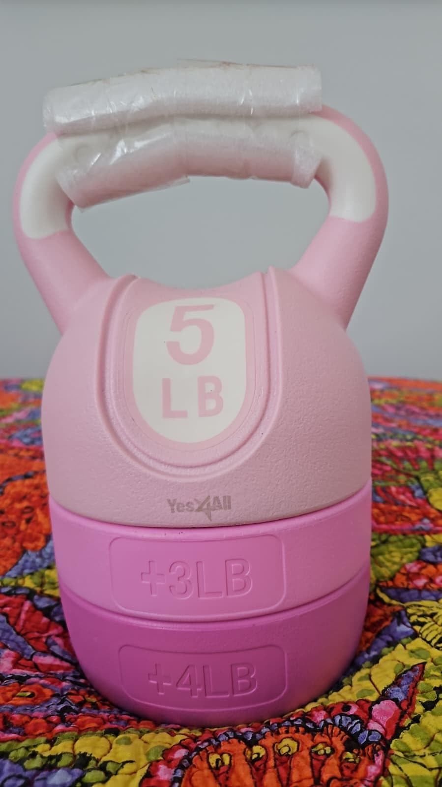 Yes4All Adjustable Cement Kettlebells for Strength Training customer photo 1