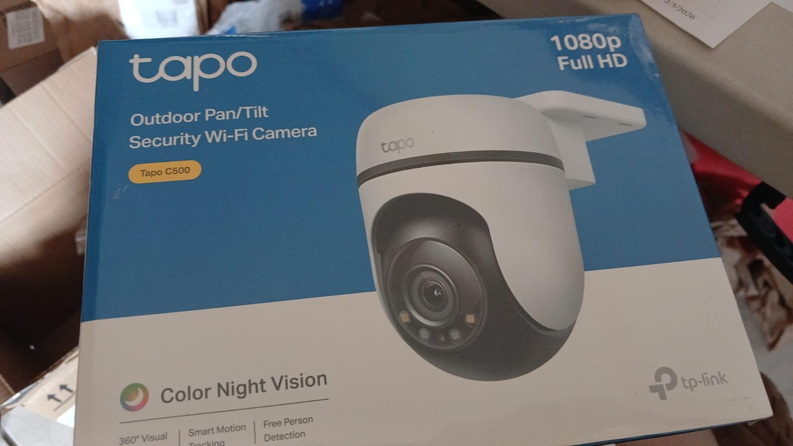 TP-Link Tapo 1080P Outdoor Wired Pan/Tilt Security Camera, C500 customer photo 2