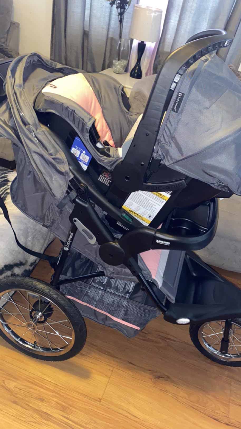 Baby Trend Expedition® DLX Jogger Travel System with EZ-Lift™ Plus Infant Car Seat, Dash Sage customer photo 1