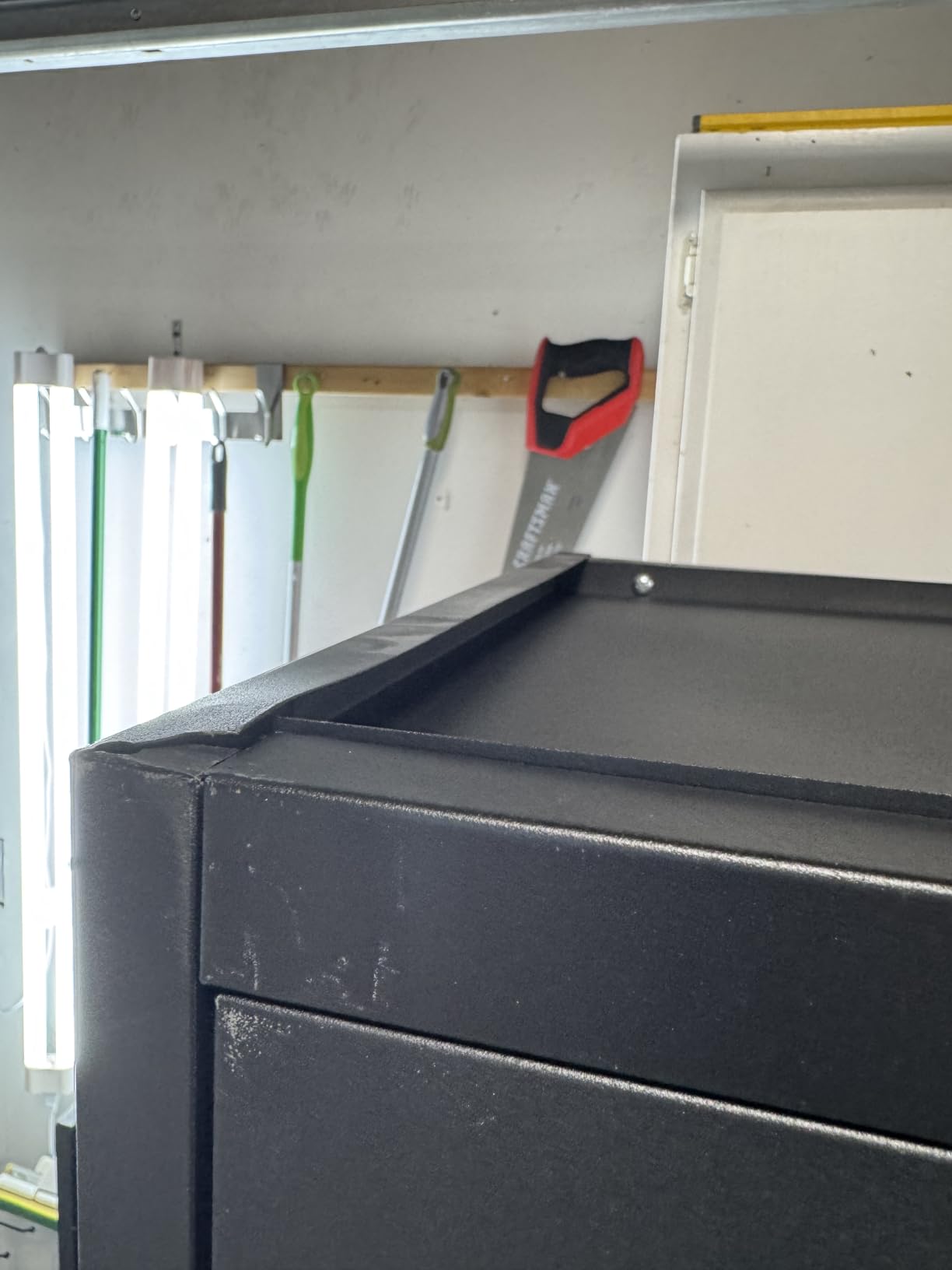 Yizosh Metal Garage Storage Cabinet with Locking Doors and Adjustable Shelves, 73